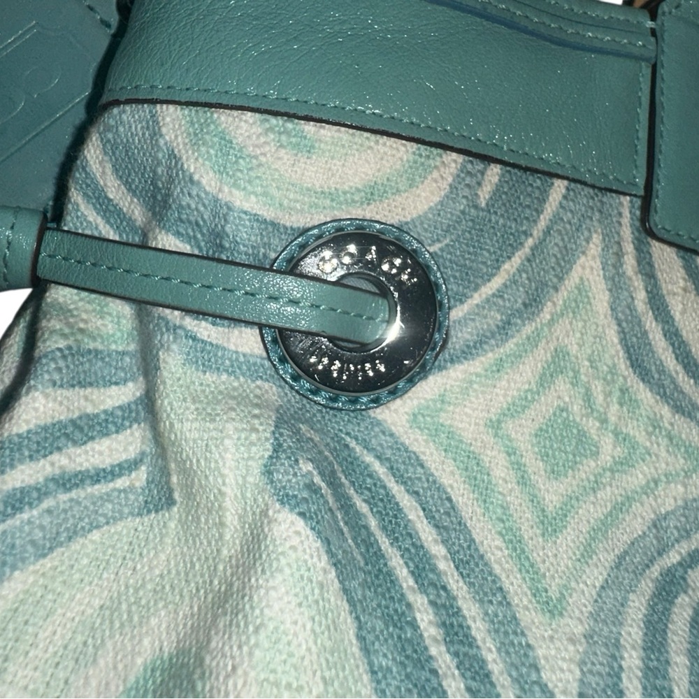Coach Audrey Op Art Swirl Tote Bag - Picture 6 of 9
